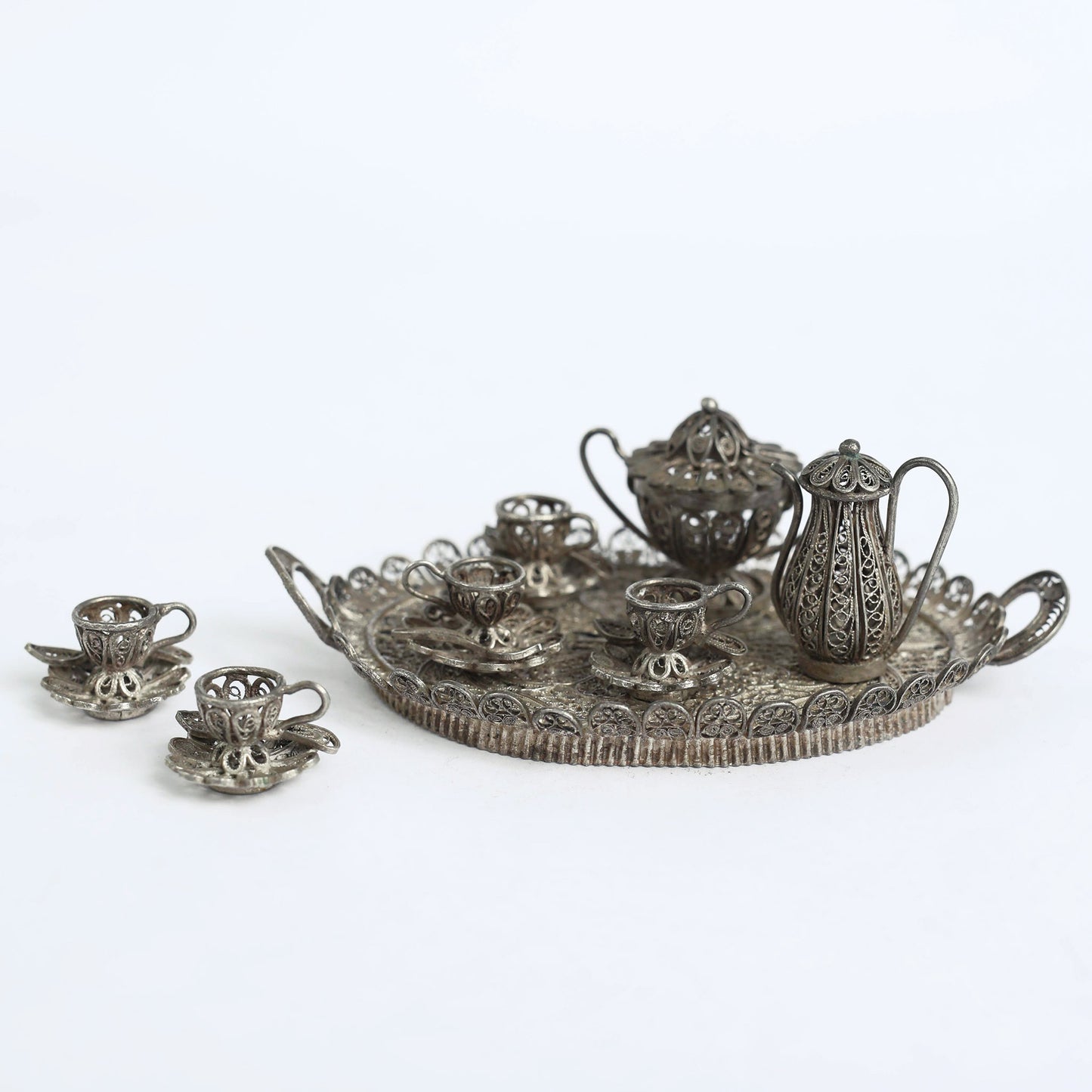 Filigree tea set