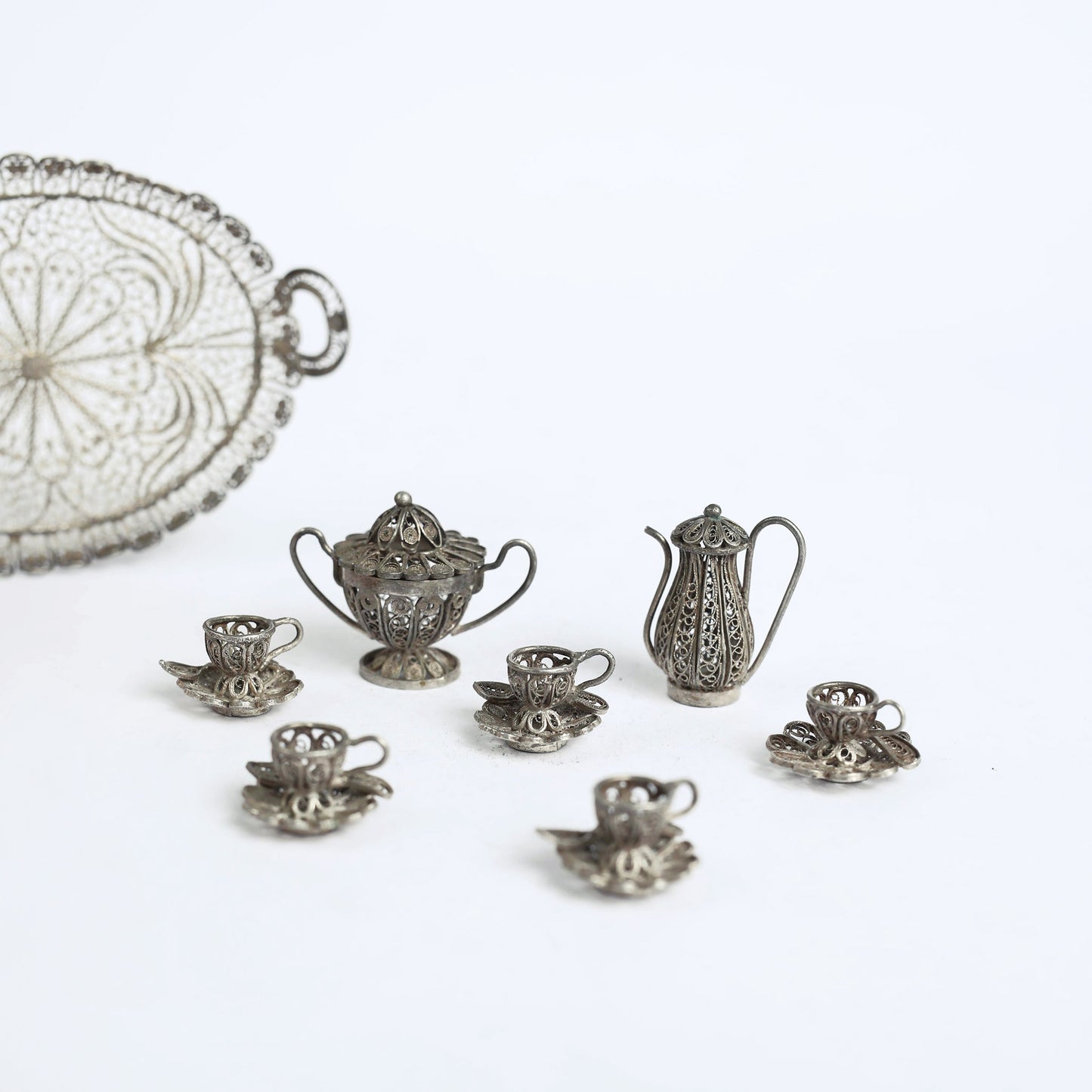 Filigree tea set