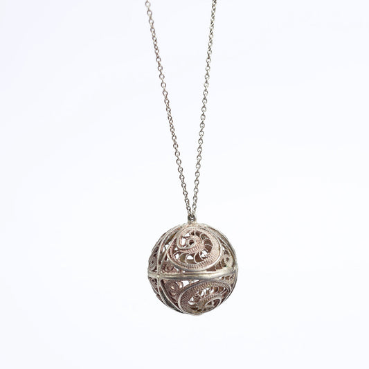 Filigree Silver Ball