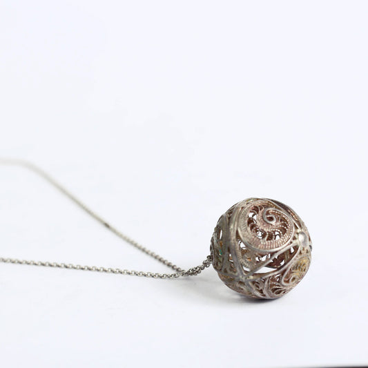 Filigree Silver Ball