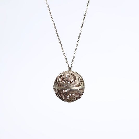 Filigree Silver Ball
